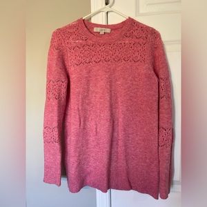 Loft pink sweater